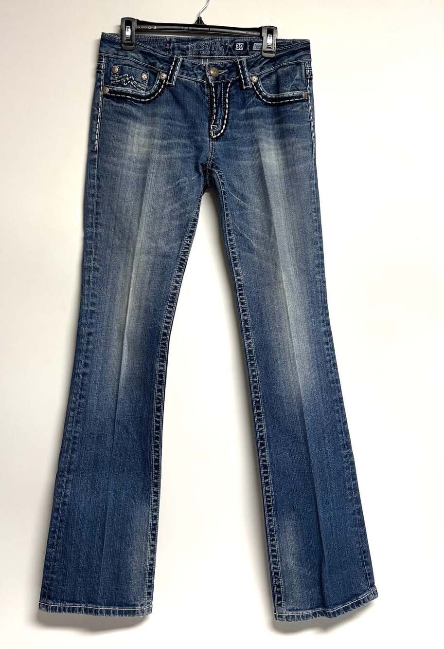 Miss Me Sunny Boot Jeans Size 30 Rollingwood Blue Denim Bootcut